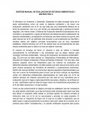 Sintesis Manual de Evalucion de estudios ambientales