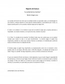 Reporte de lectura "La verdad de las mentiras"