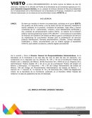 Amparo de informe circunstanciado