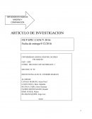 ARTICULO DE INVESTIGACION - MECANICA DE MATERIALES I