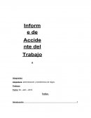 Informe caso acc de trabajo