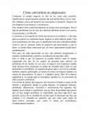 Cómo convertirse en empresario