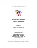 MÉTODO TREN O TENDENCIA - COSTOS Y PRESUPUESTO