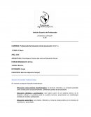 Psicología y Cultura del niño en Educación Inicial