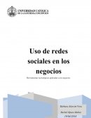 Uso de redes sociales en los negocios