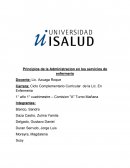 Principios de la Administracion en los servicios de enfermeria