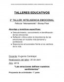 INTELIGENCIA EMOCIONAL TALLERES EDUCATIVOS