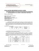 EVALUACION NEUROPSICOLOGICA Q-EEG