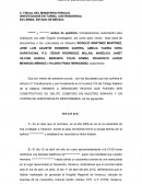 ASUNTO: DENUNCIA DE HECHOS.