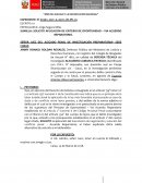 SUMILLA: SOLICITO APLICACIÓN DE CRITERIO DE OPORTUNIDAD – VIA ACUERDO REPARATORIO.