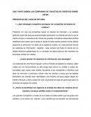 Que tanto saben las compañias de tarjetas de credito