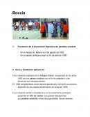Fundación de la Asociación Deportiva de parálisis cerebral