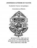 La beneficencia privada en yucatan