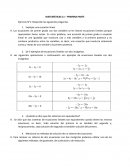 MATEMÁTICAS 11 – PRIMERA PARTE Ejercicio N°1: Responde las siguientes preguntas