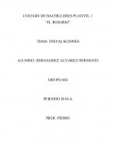 Instalaciones de una casa habitacion