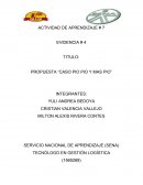 Actividad de aprendizaje Propuesta “Caso Pio Pio y mas Pio”