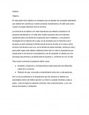 Análisis. Objetivo. La armonía