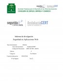 Seguridad aplicaciones web en Andalucia
