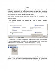 Configuración dns. Página 1