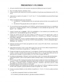 PRESIONES Y FLUIDOS. Página 1