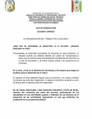 ¿Qué tipo de actividades se desarrollan en la escuela?, ¿Quiénes participan en ellas?