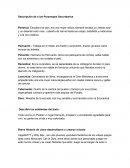 Descripción de o los Personajes Secundarios