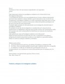 Participa en el foro de esta semana respondiendo a los siguientes