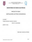 ¿Qué es un proyecto de instalación eléctrica residencial?