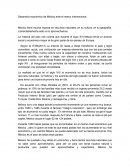 Desarrollo económico de México ante el marco internacional