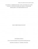 ANALISIS DE LA ADMINISTRACION DEL CAPITAL DE TRABAJO EN LA GESTION FINANCIERA DEL HOSPITAL UNIVERSITARIO DEPARTAMENTAL DE NARIÑO