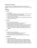 NOTORIEDAD DEL PRODUCTO