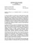 RESUMEN CAPÍTULO III: LA ECONOMÍA POLÍTICA Y LA CULTURA DEL PRIVILEGIO