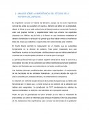 ANALISIS SOBRE LA IMPORTANCIA DEL ESTUDIO DE LA HISTORIA DEL DERECHO