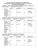 Actividades de evaluación 2do. bimestre Ortografía y caligrafía