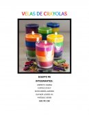 VELAS DE CRAYOLAS