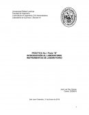 Introducción al Laboratorio, Instrumento de Laboratorio Parte "B"