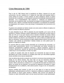 Crisis Mexicana de 1994