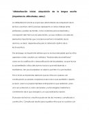 Alfabetización inicial. Adquisición de la lengua escrita (importancia, dificultades, retos)