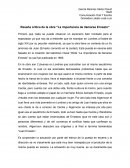 Reseña critica de la obra “La importancia de llamarse Ernesto”