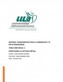 TAREA INDIVIDUAL 1: EJERCITANDO LA LECTURA CRÍTICA