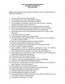 GUÍA DE EXAMEN EXTRAORDINARIO HISTORIA DE MÉXICO II