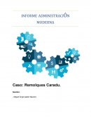 Informe administraciÓn moderna
