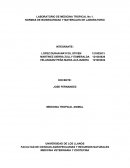 NORMAS DE BIOSEGURIDAD Y MATERIALES DE LABORATORIO