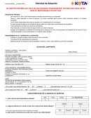 NO ADOPTE POR IMPULSO. ESTA ES UNA DECISIÓN TRASCENDENTE, POR MUCHOS AÑOS USTED SERÁ EL RESPONSABLE DE ESA VIDA.