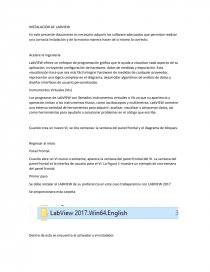 INSTALACION DE LABVIEW. Página 1