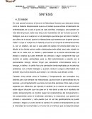 Sintesis Naturaleza Humana