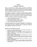 Síntesis Investigación de Mercados