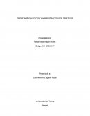 DEPARTAMENTALIZACION Y ADMINISTRACION POR OBJETIVOS