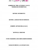 Actividad Tendencias informáticas