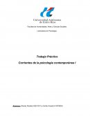 Trabajo Práctico Corrientes de la psicología contemporánea I